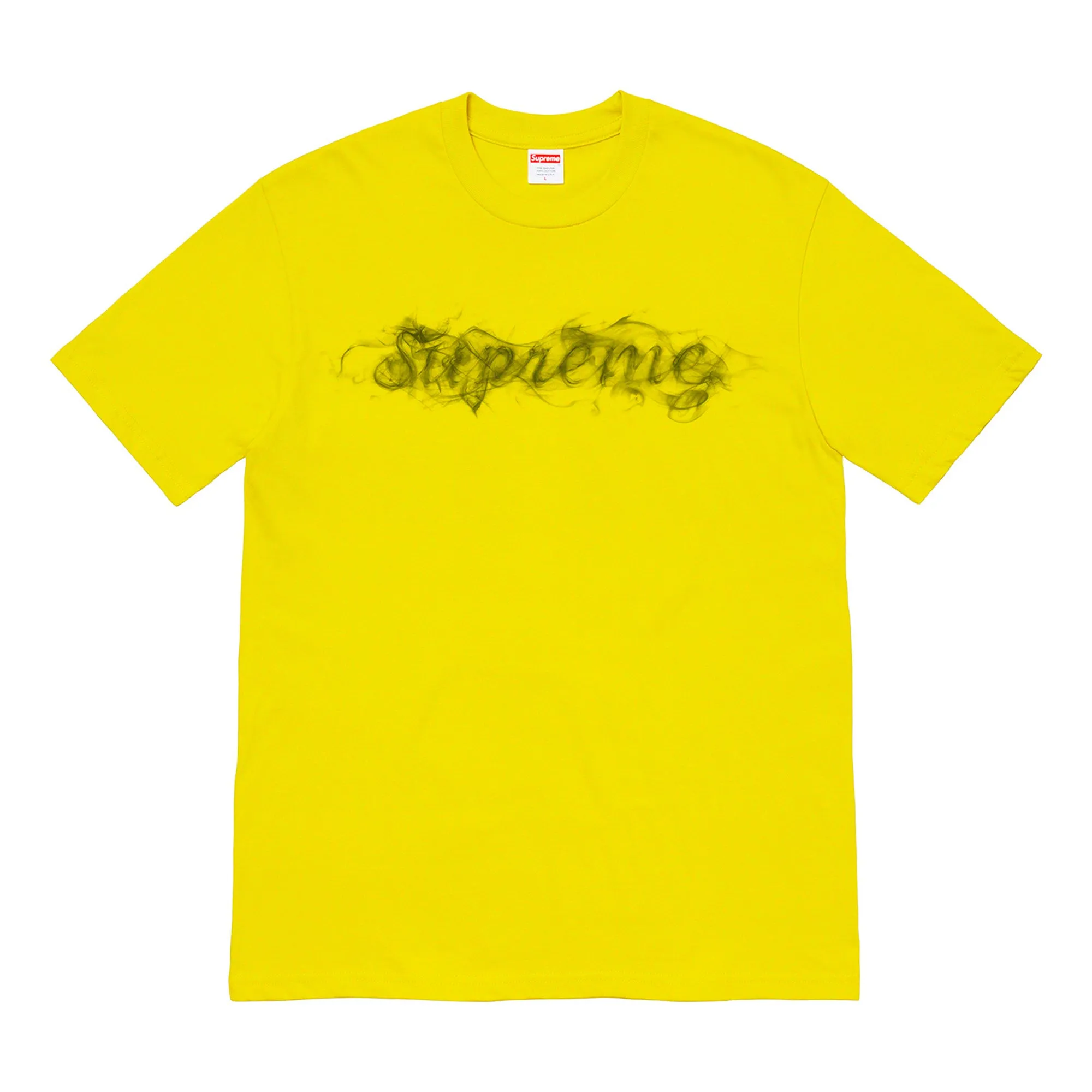 Supreme Smoke Tee Sulfur sold by PLUS