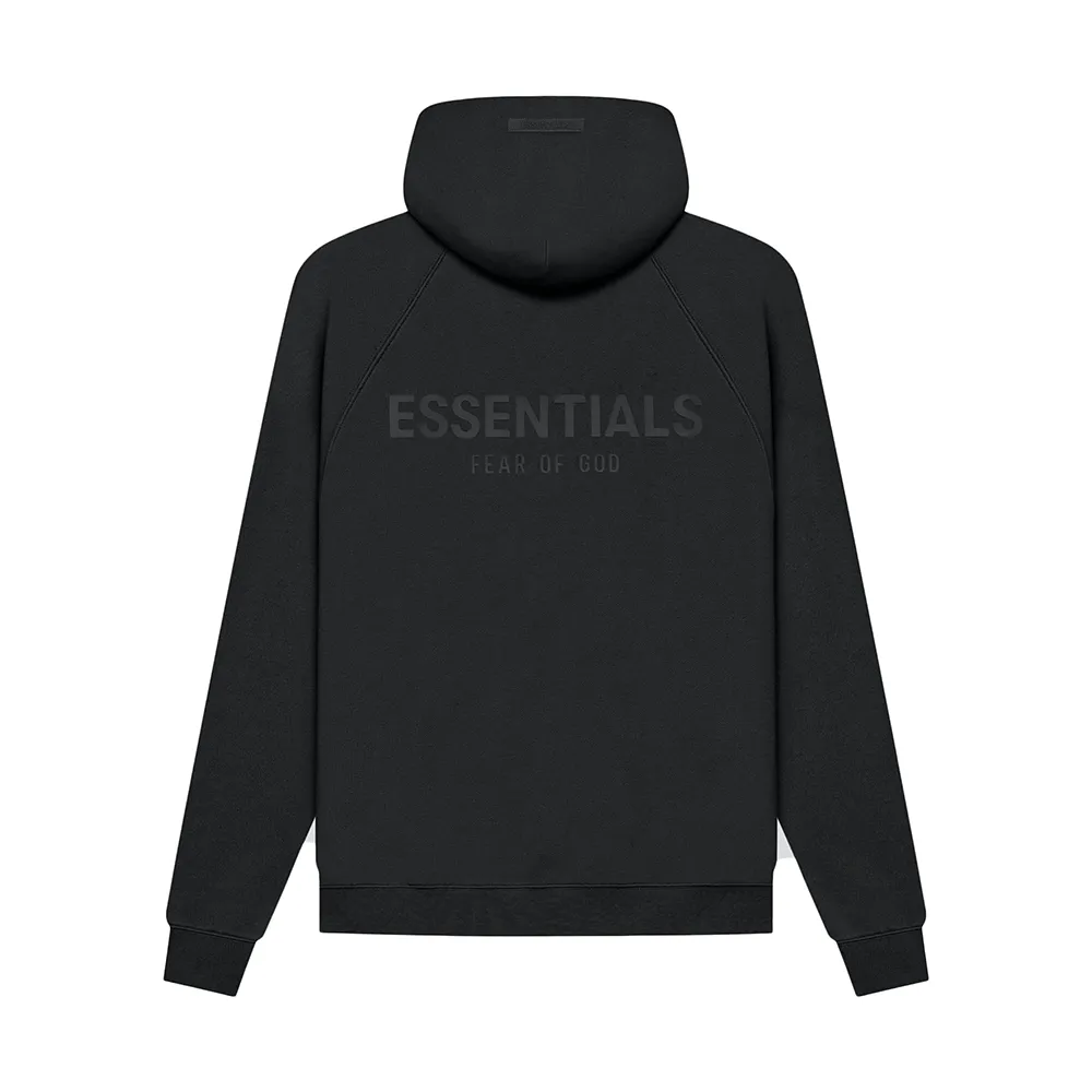 FOG ESSENTIALS Pull Over Hoodie Black (SS21) sold by PLUS