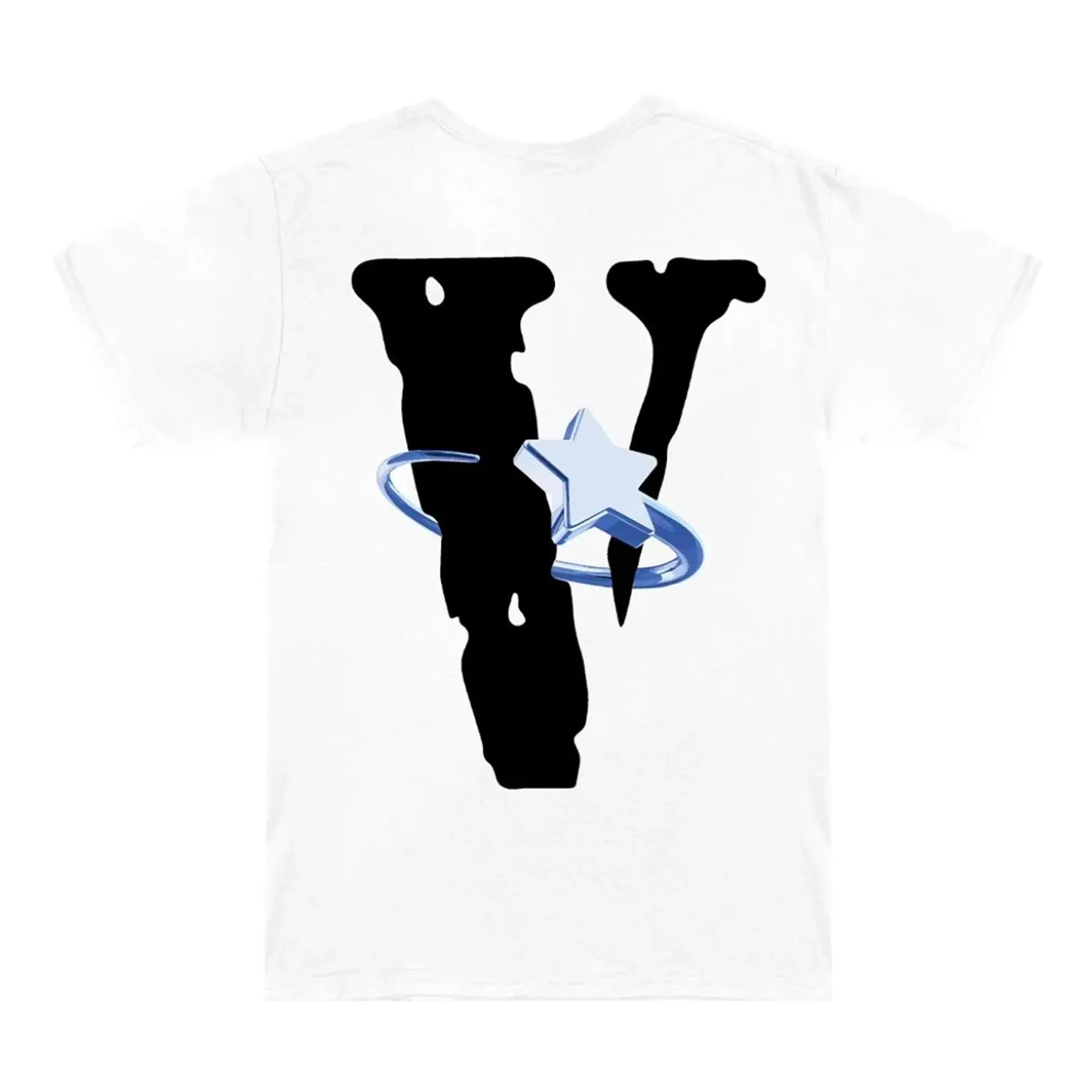Pop Smoke x Vlone Halo T-Shirt White sold by PLUS product image thumbnail 2