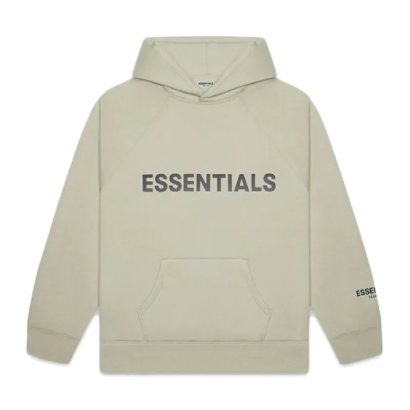 FOG ESSENTIALS 3D SILICON APPLIQUE PULLOVER HOODIE MOSS sold by PLUS