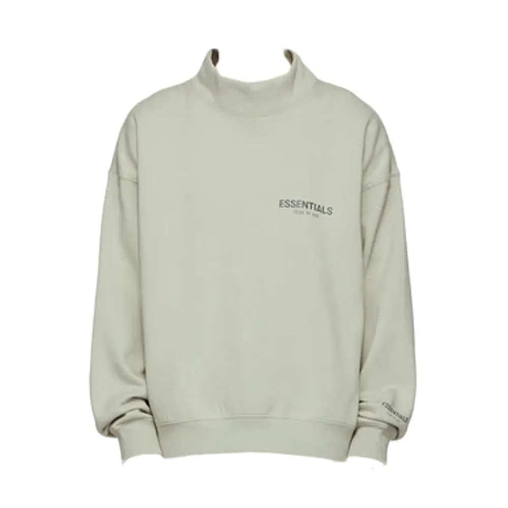 FOG Essentials Mock Neck Sweatshirt Cement (FW21) sold by PLUS
