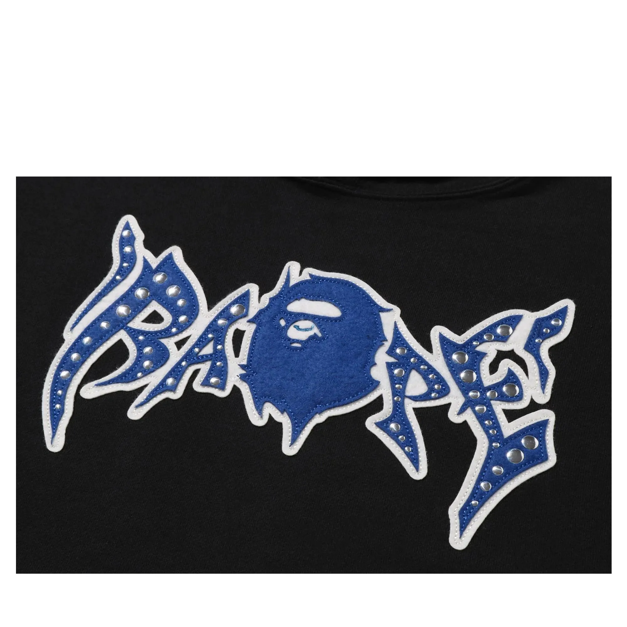 Bape Graffiti Studded Cropped Hoodie Black (Ladies) sold by PLUS product image thumbnail 2