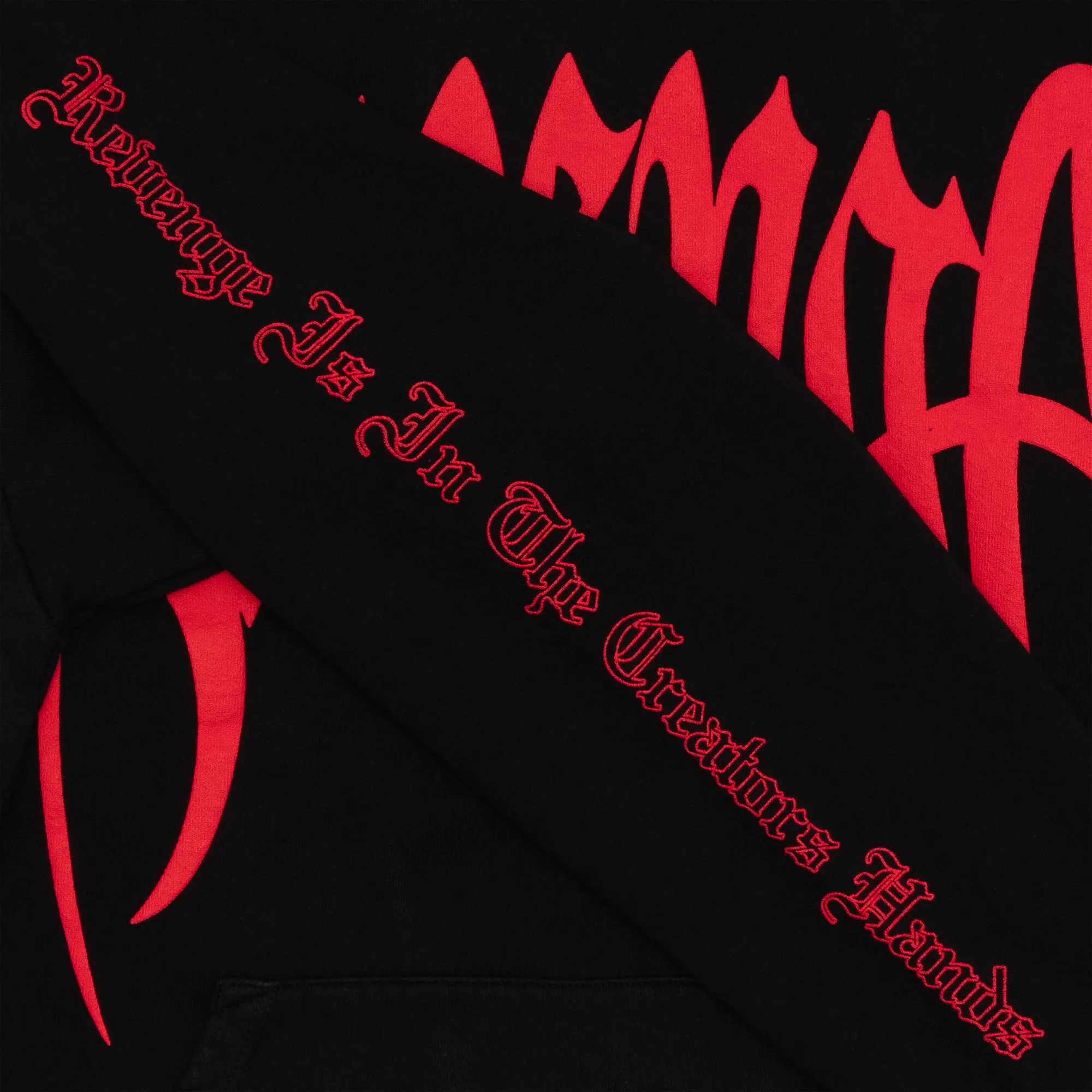 Revenge Red Arch Hoodie Black sold by PLUS product image thumbnail 3