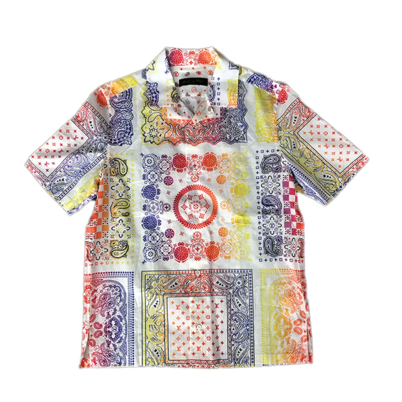 Louis Vuitton Fragment Design Bandana Print Button Up Shirt (SS17) sold by PLUS