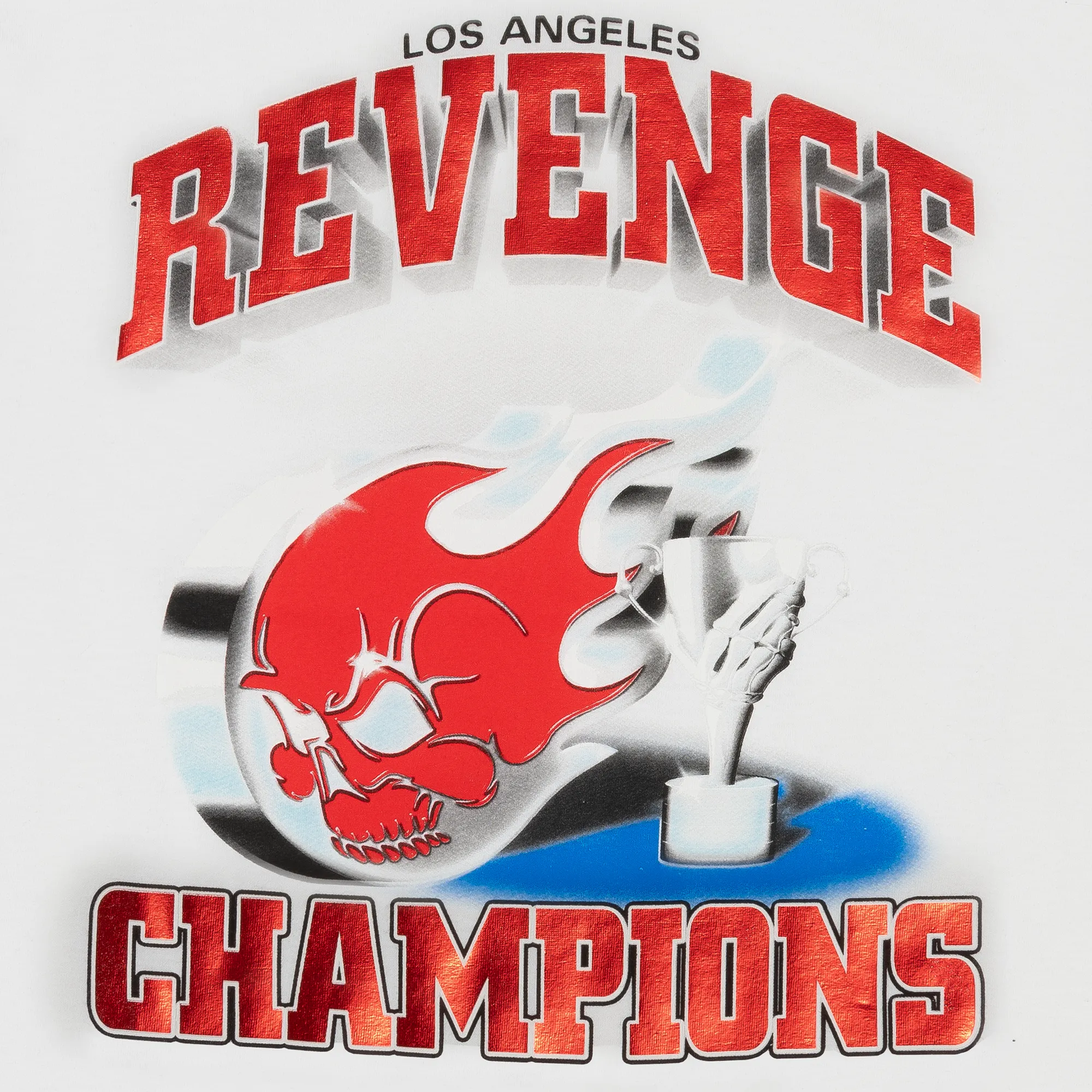 Revenge LA Champions Tee White sold by PLUS product image thumbnail 2