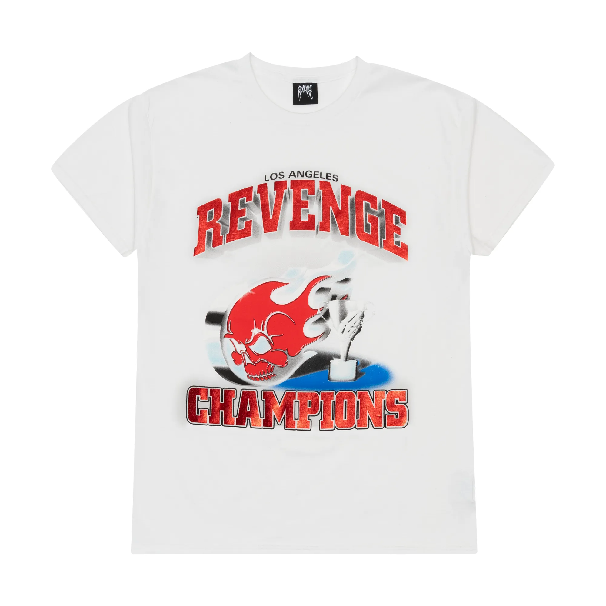 Revenge LA Champions Tee White sold by PLUS