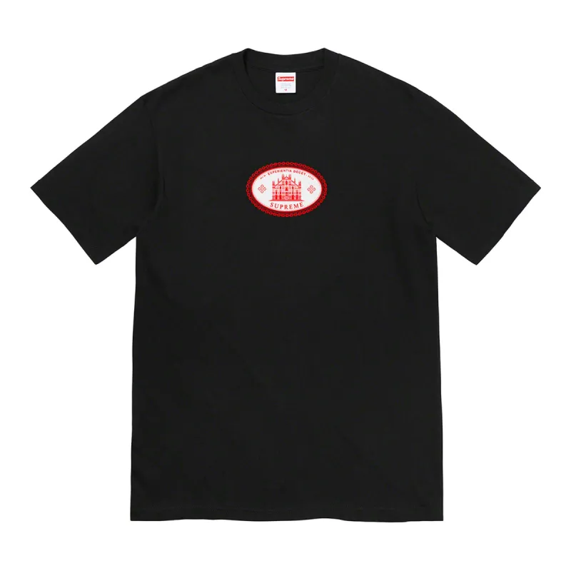 Supreme Experientia Tee Black sold by PLUS
