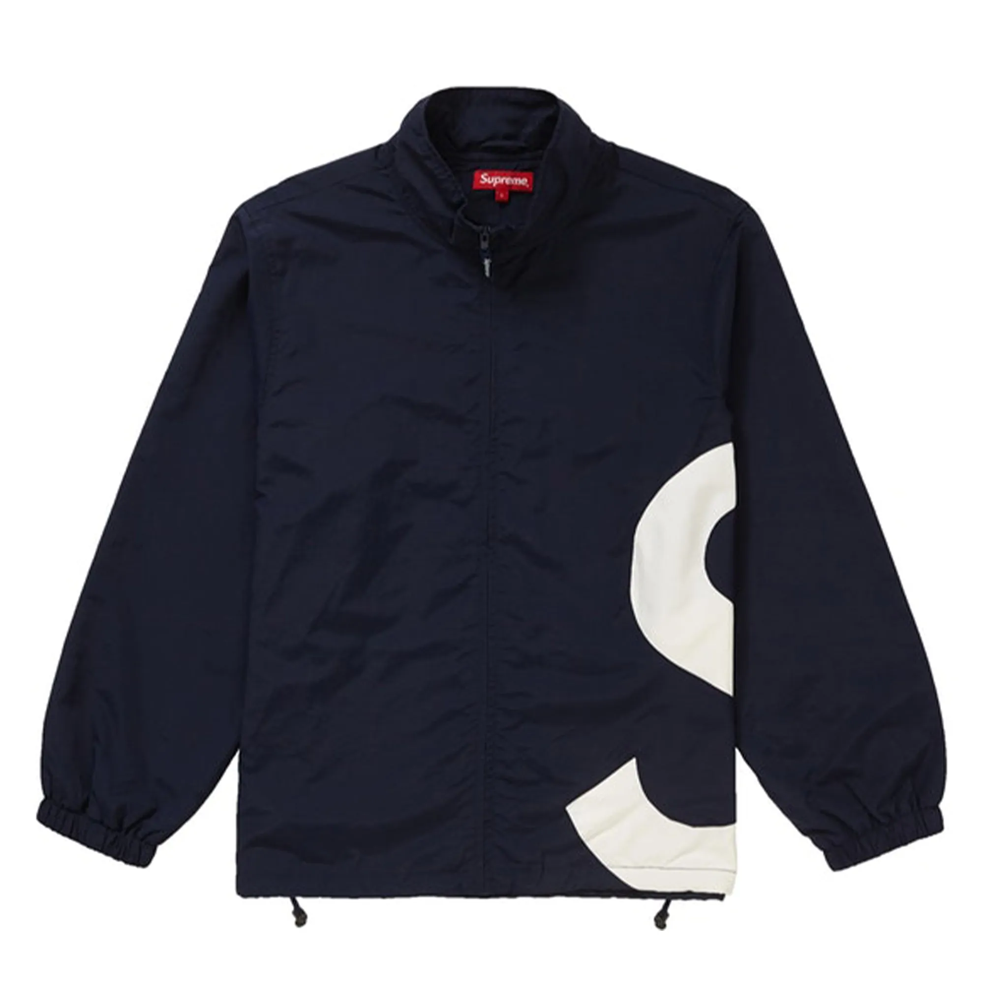 Supreme S Logo Track Jacket Navy sold by PLUS