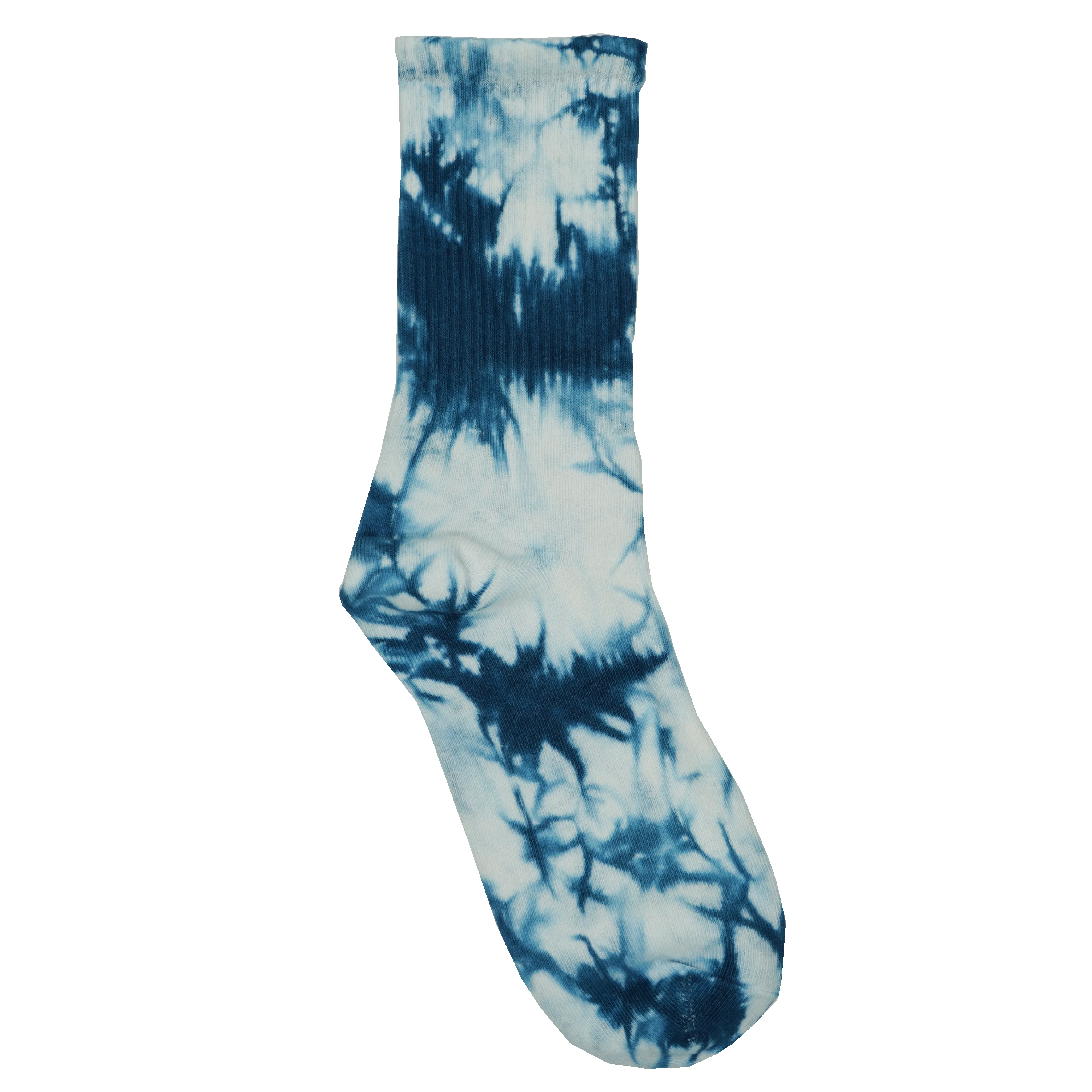 Sole Tie Dye Crew Socks Light Blue sold by PLUS