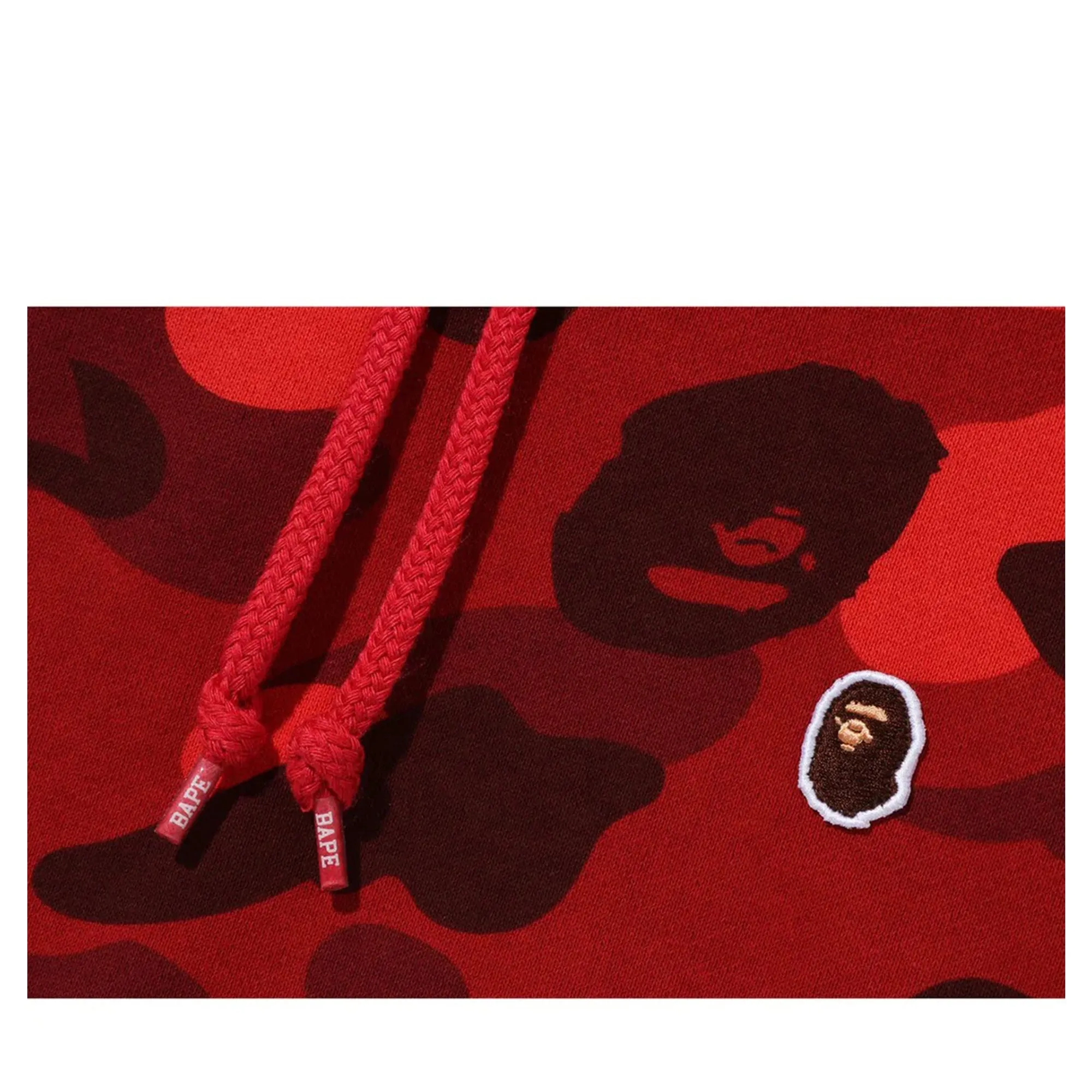 Bape Color Camo One Point Pullover Hoodie Red sold by PLUS product image thumbnail 2