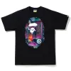 BAPE Neon Tokyo Big Ape Head Tee Black sold by PLUS