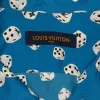 Louis Vuitton Dice Silk Button Down Shirt Blue (SS19) sold by PLUS