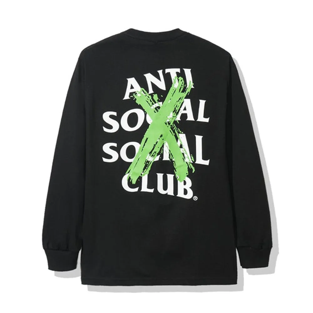 Anti Social Social Club Cancelled Remix L/S Tee Black sold by PLUS