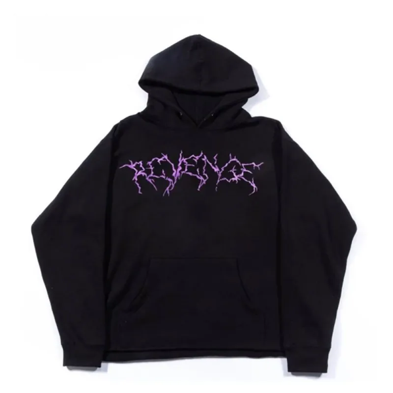 Revenge x Ski Mask Smoke Hoodie Black sold by PLUS