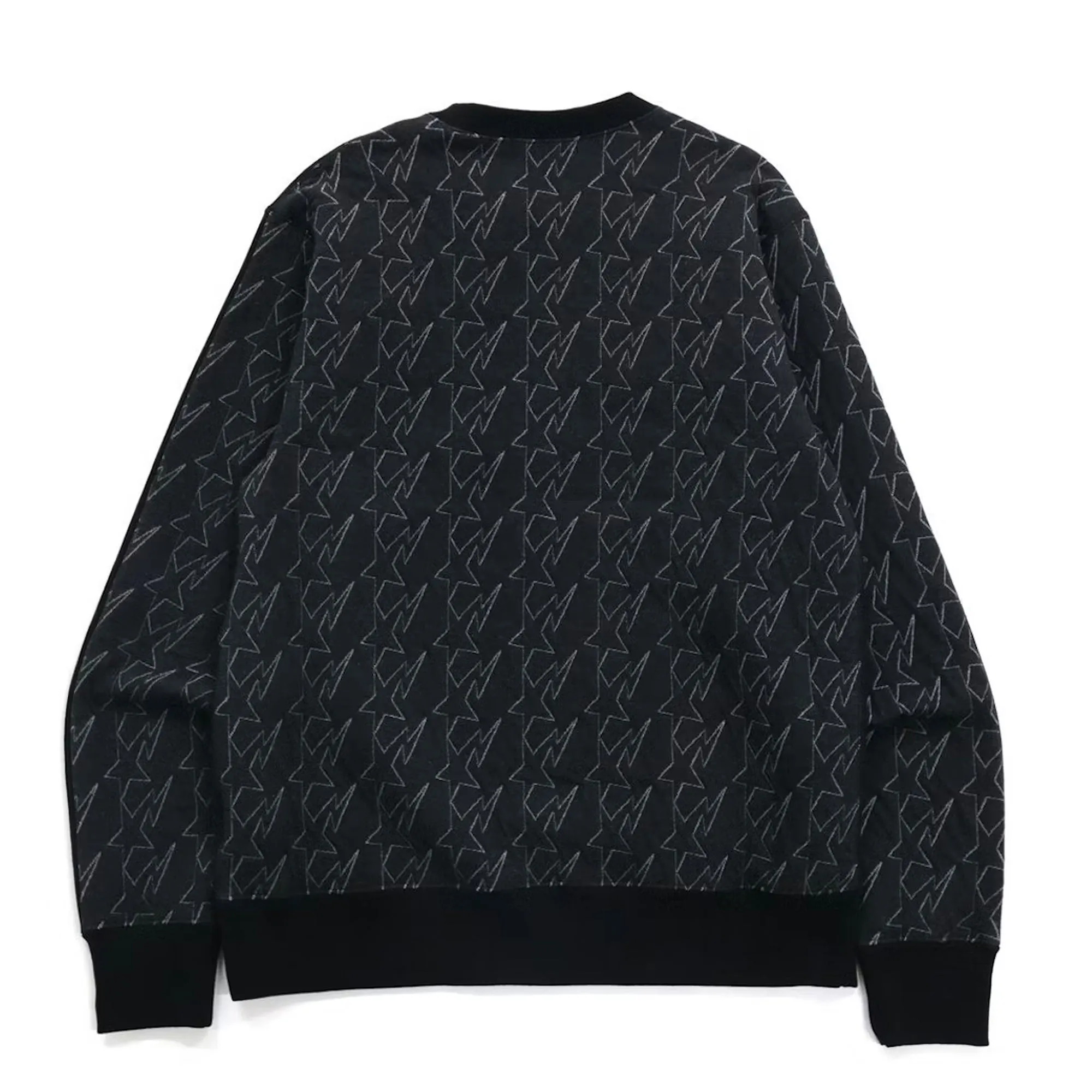 Bape Sta Jacquard Relaxed Fit Crewneck Black sold by PLUS product image thumbnail 2