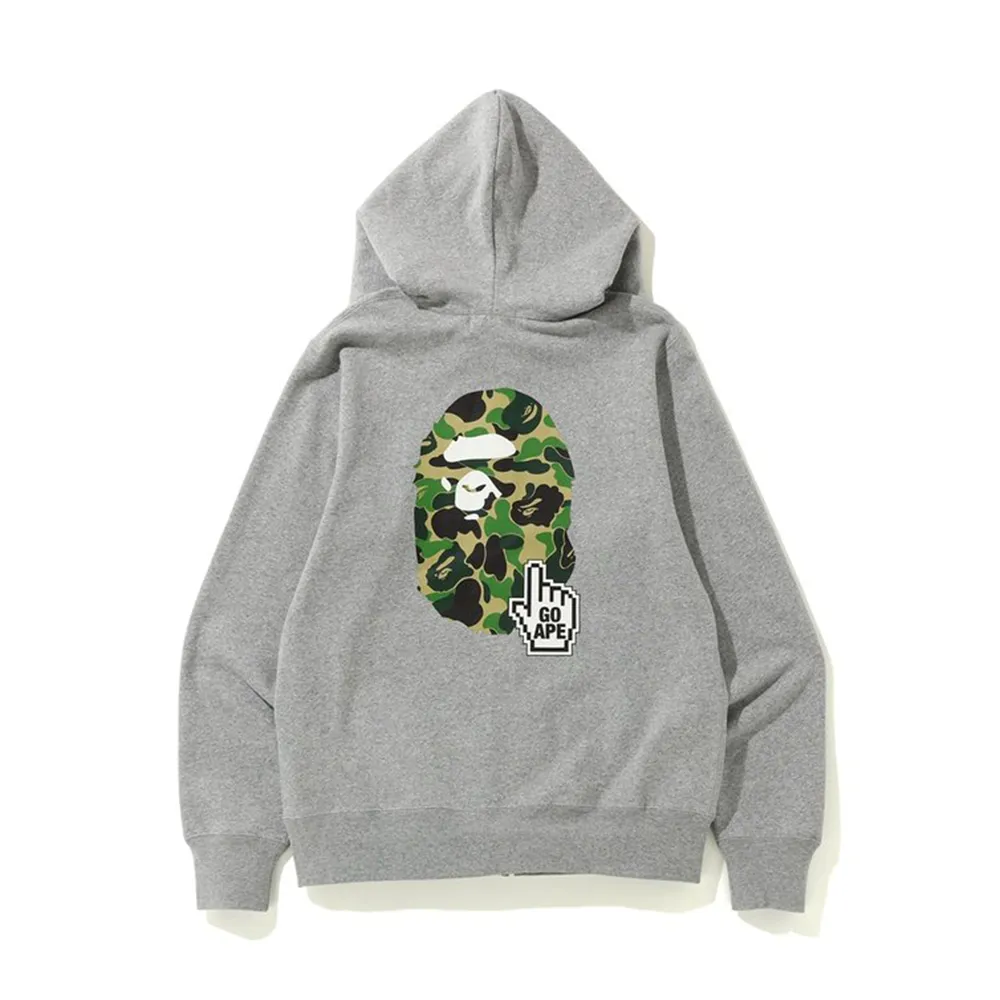 BAPE Online Full Zip Hoodie Grey sold by PLUS product image thumbnail 2