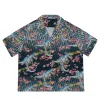 Dior x Sorayama Oblique Dinosaur Button Down Shirt Blue (SS19) sold by PLUS