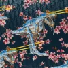 Dior x Sorayama Oblique Dinosaur Button Down Shirt Blue (SS19) sold by PLUS