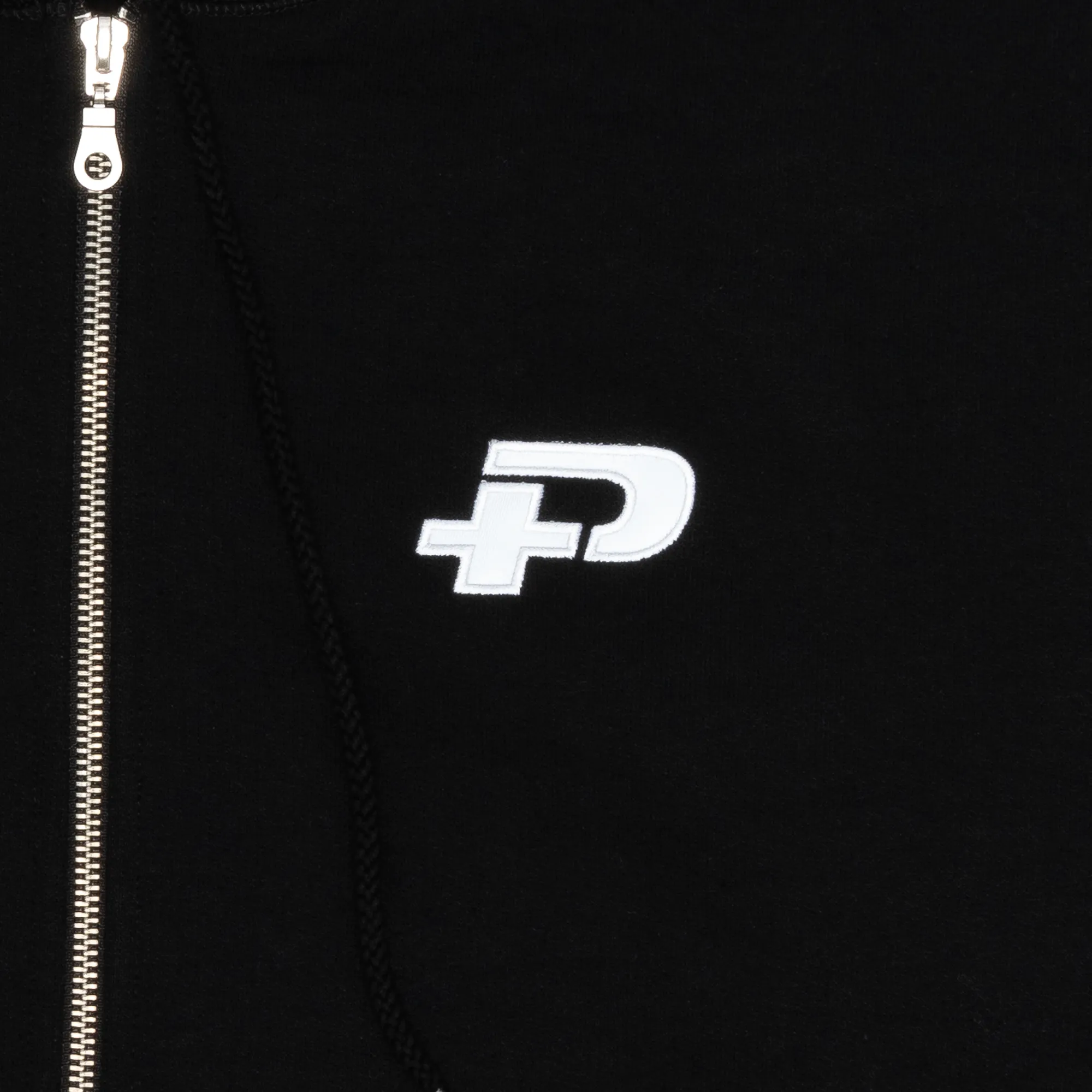 Plus Embroidered Logo Zip Up Hoodie Black sold by PLUS product image thumbnail 2