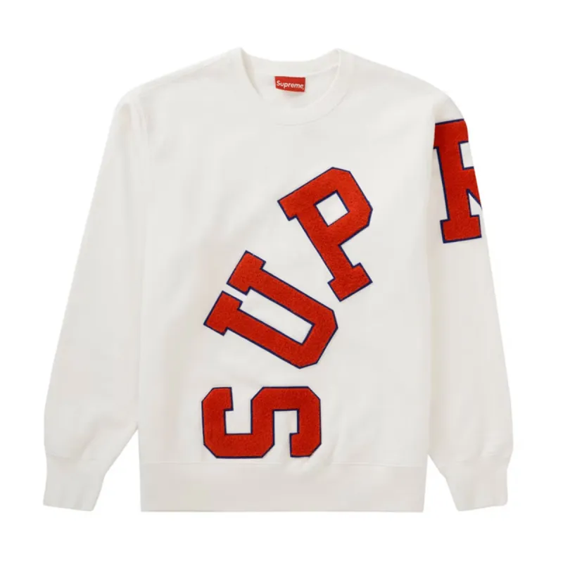 Supreme Big Arc Crewneck White sold by PLUS