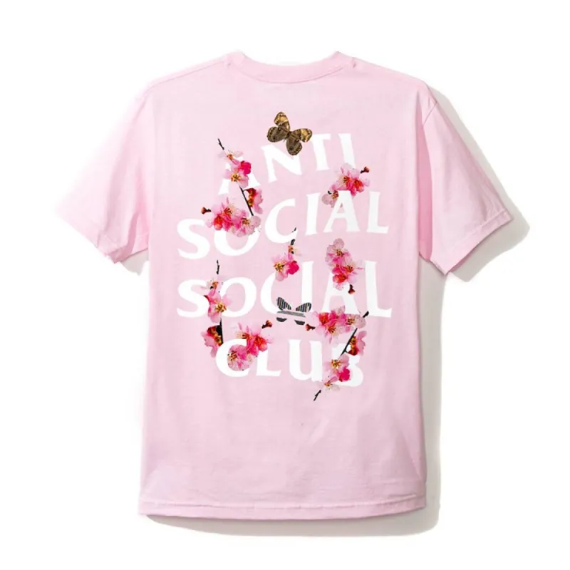 Anti Social Social Club Kkoch Tee Pink sold by PLUS