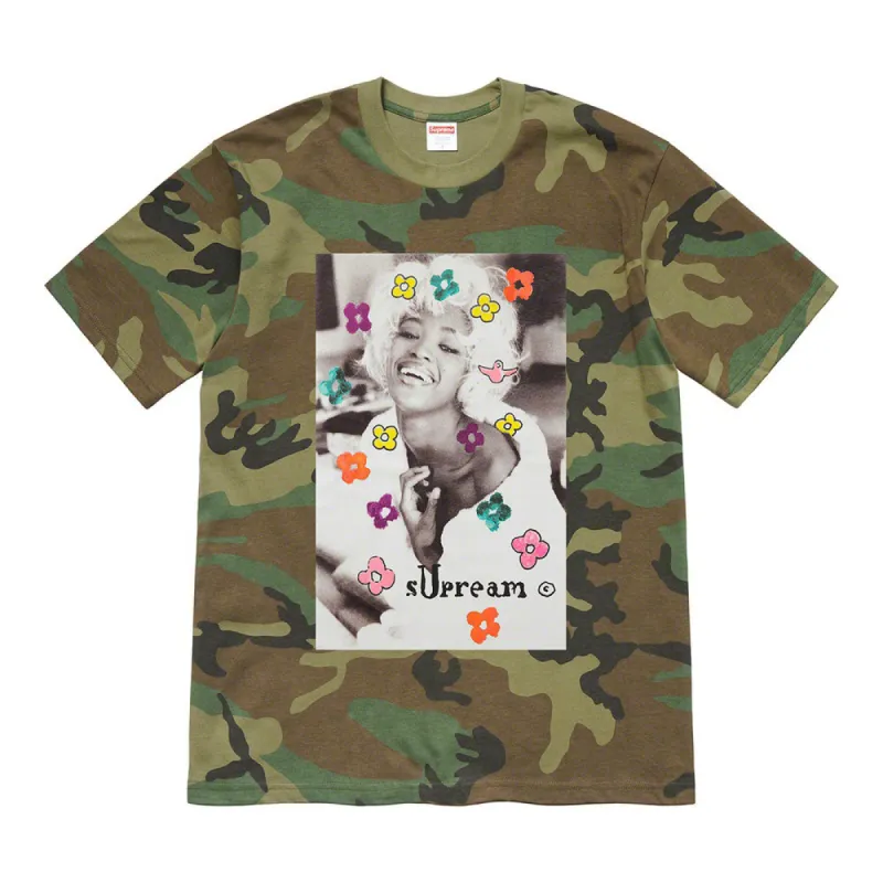 Supreme Naomi Tee Woodland Camo sold by PLUS