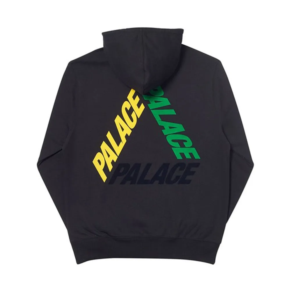 Palace Flocka P3 Hood Black sold by PLUS