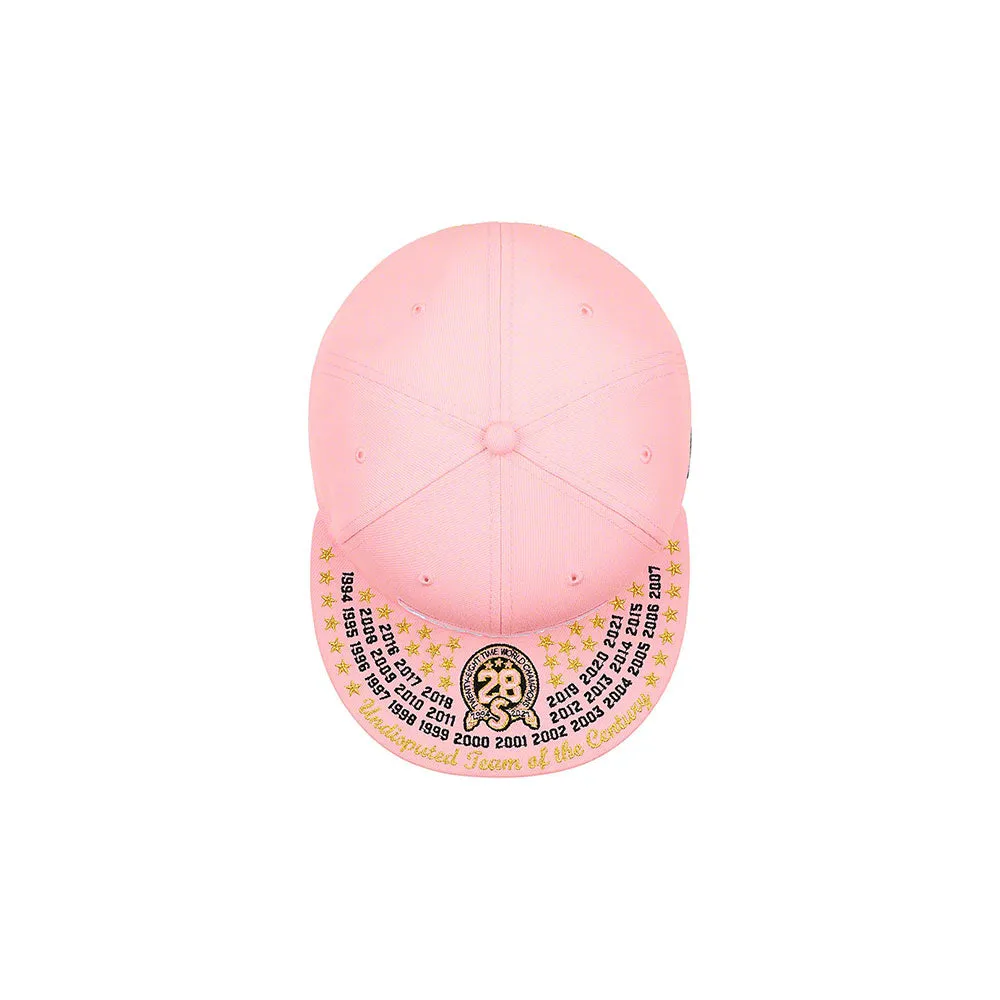 Supreme Undisputed Box Logo New Era Fitted Hat Dark Pink sold by PLUS product image thumbnail 2
