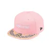 Supreme Undisputed Box Logo New Era Fitted Hat Dark Pink sold by PLUS