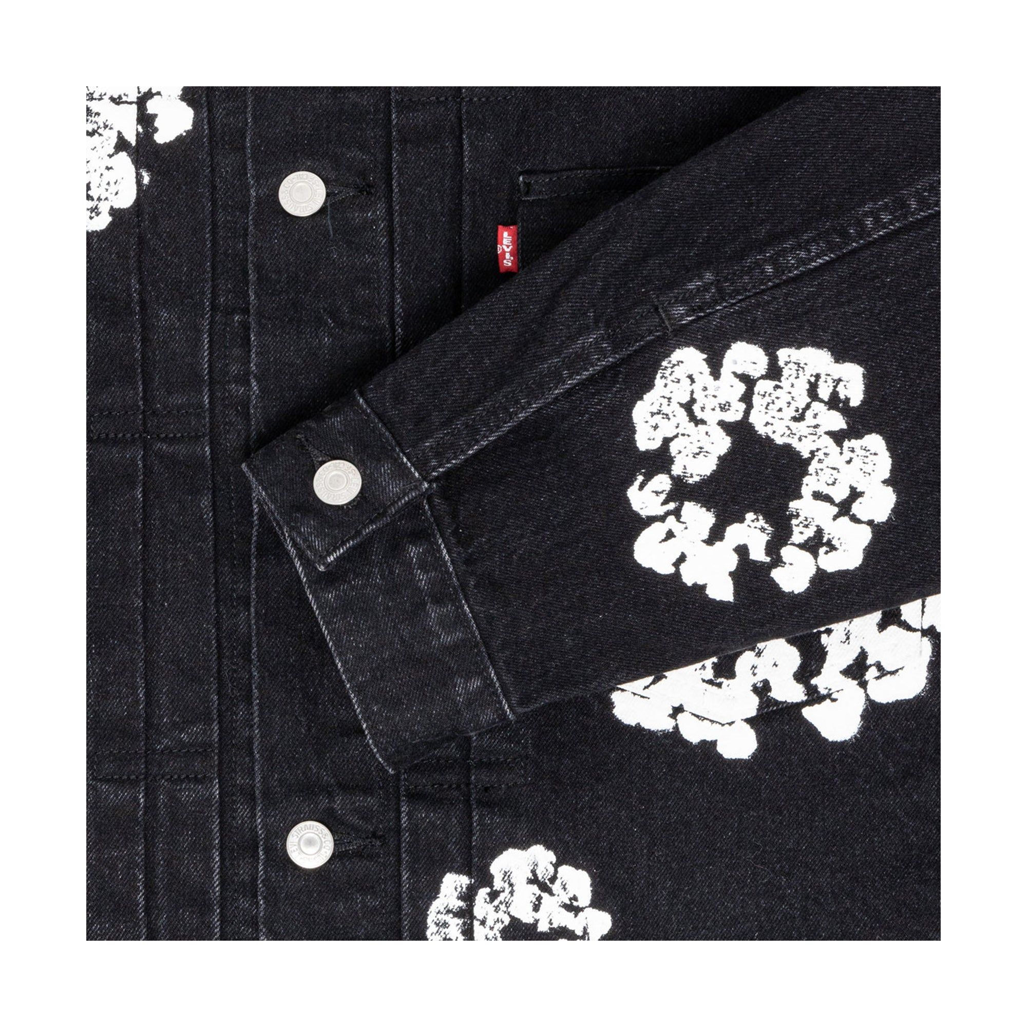 Denim Tears x Levi's Type II Trucker Jacket Black sold by PLUS product image thumbnail 3