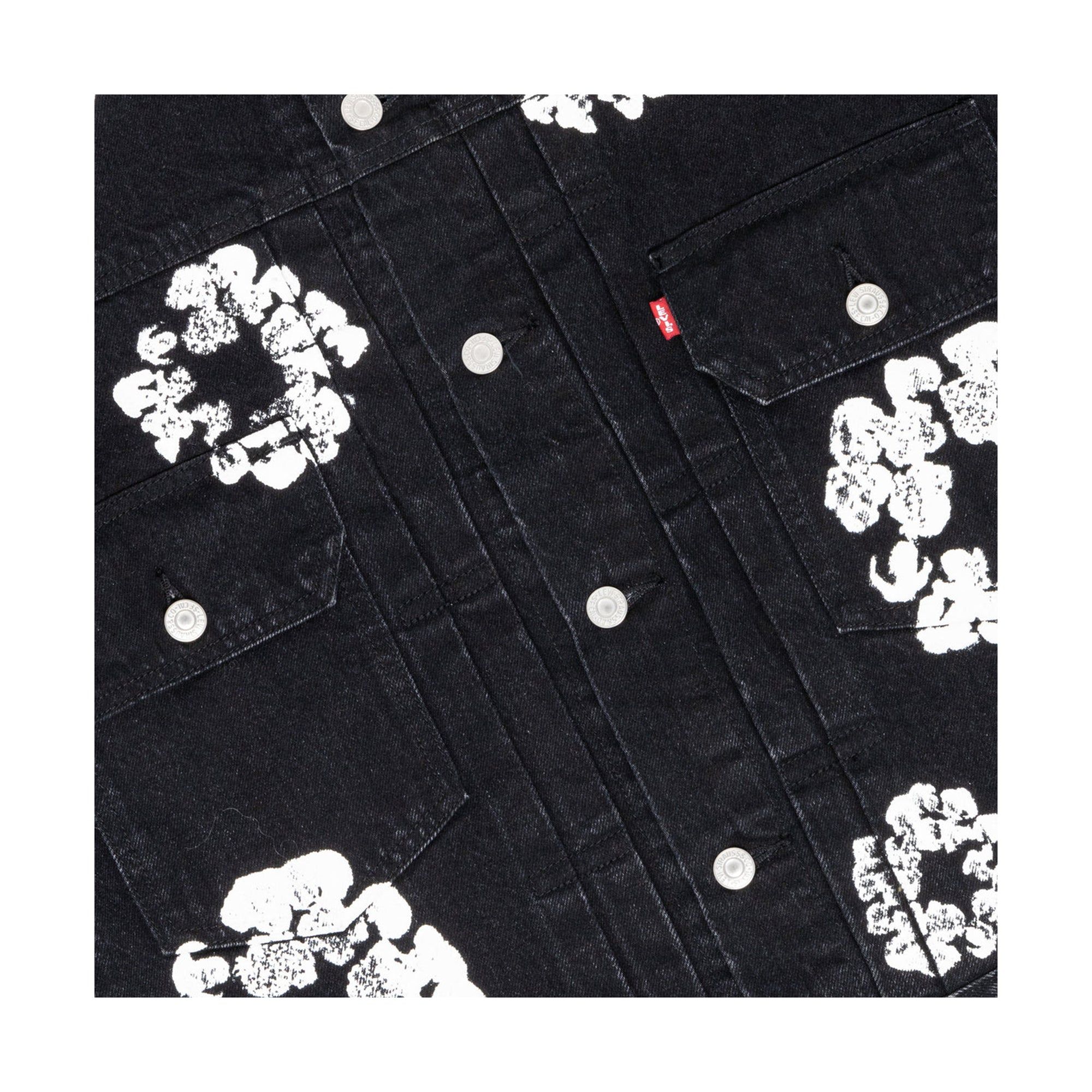 Denim Tears x Levi's Type II Trucker Jacket Black sold by PLUS product image thumbnail 4