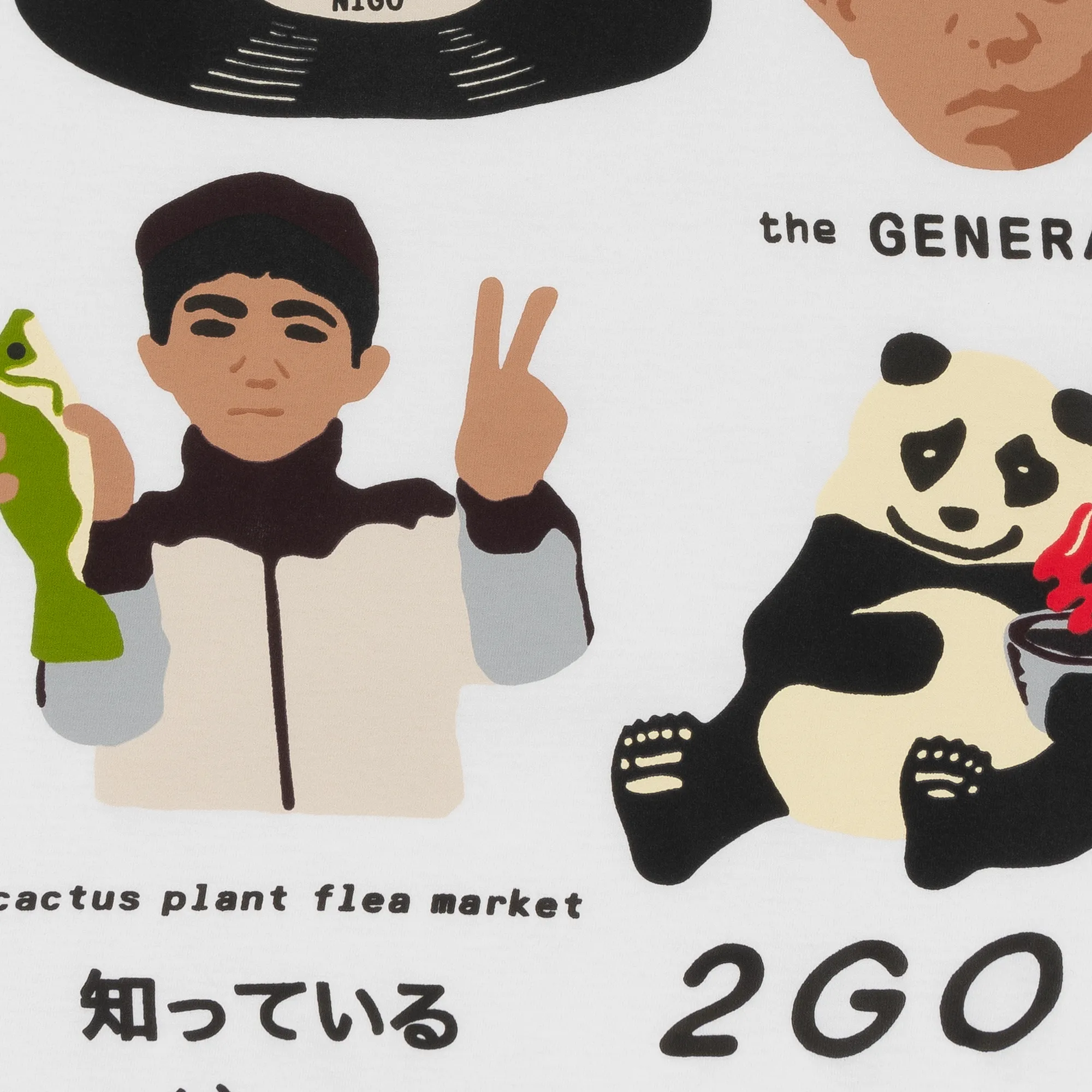Human Made x Cactus Plant Flea Market I Know Nigo T-Shirt