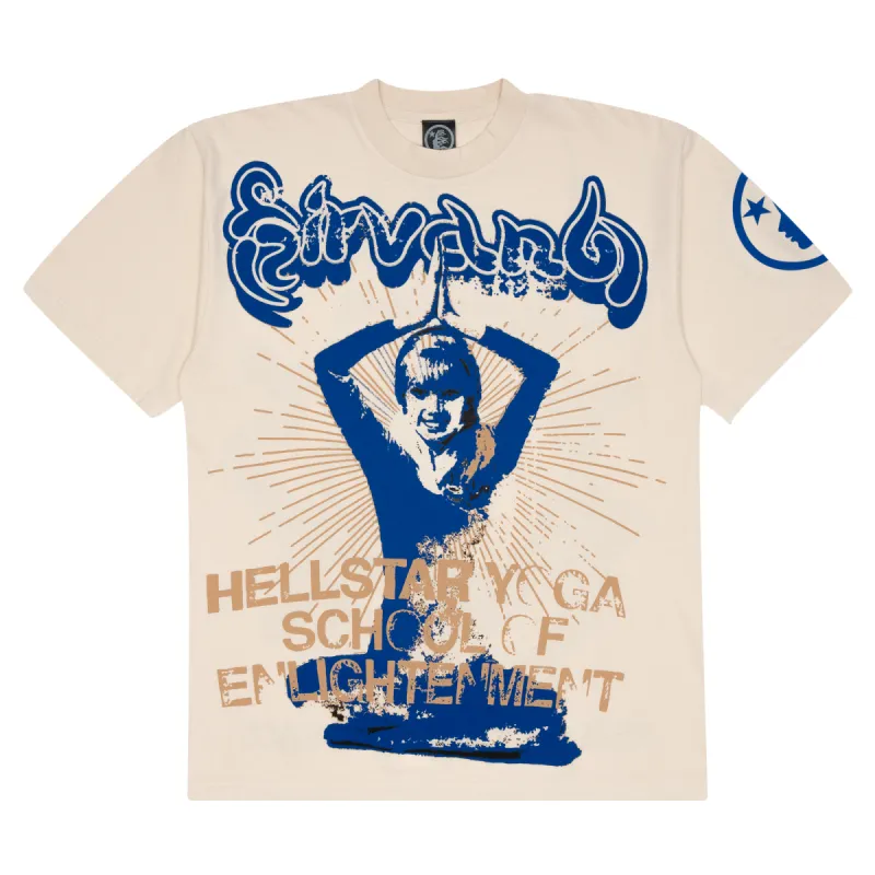 Hellstar Studios Yoga Tee Cream sold by PLUS