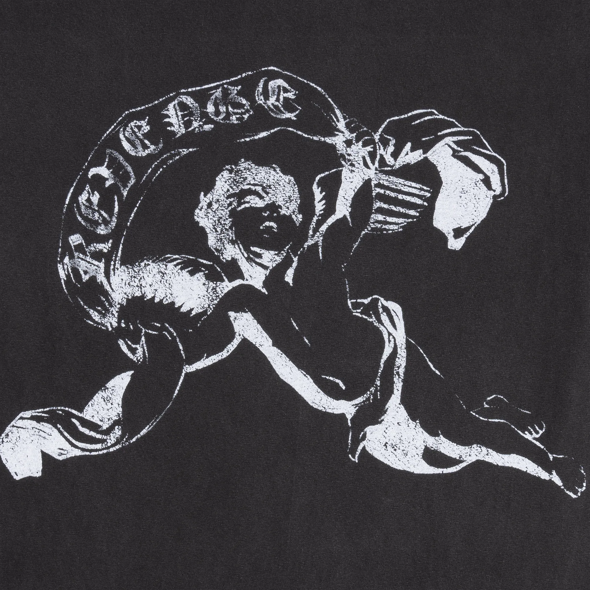 Revenge Flame Cherub Tee Washed Black sold by PLUS product image thumbnail 2