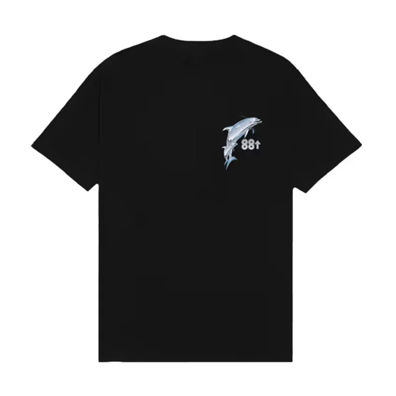 88rising x Hajime Sorayama Dolphin AR Tee Black sold by PLUS