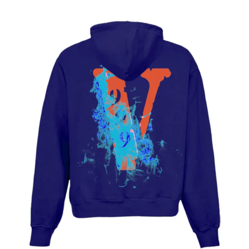 Juice Wrld x Vlone 999 Legends Hoodie Royal Blue sold by PLUS