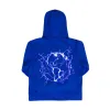 Revenge Blue Lightning Hoodie Blue sold by PLUS