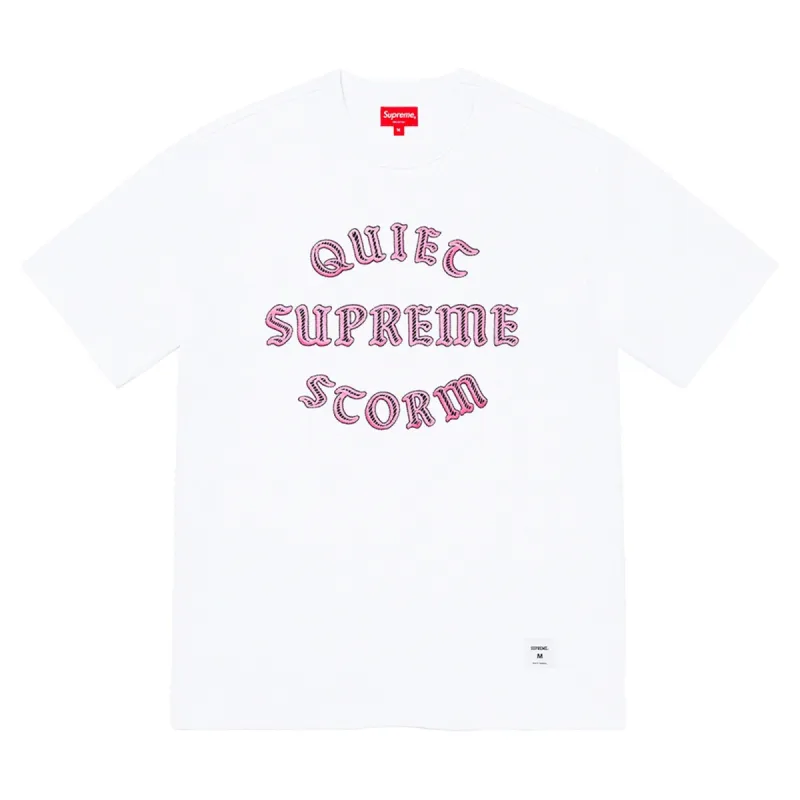Supreme Quiet Storm S/S Tee White sold by PLUS