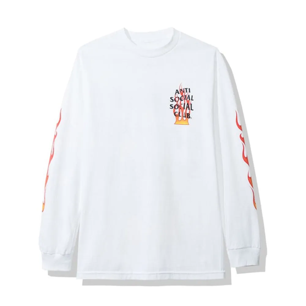 Anti Social Social Club Firebird Long Sleeve Tee White sold by PLUS product image thumbnail 2
