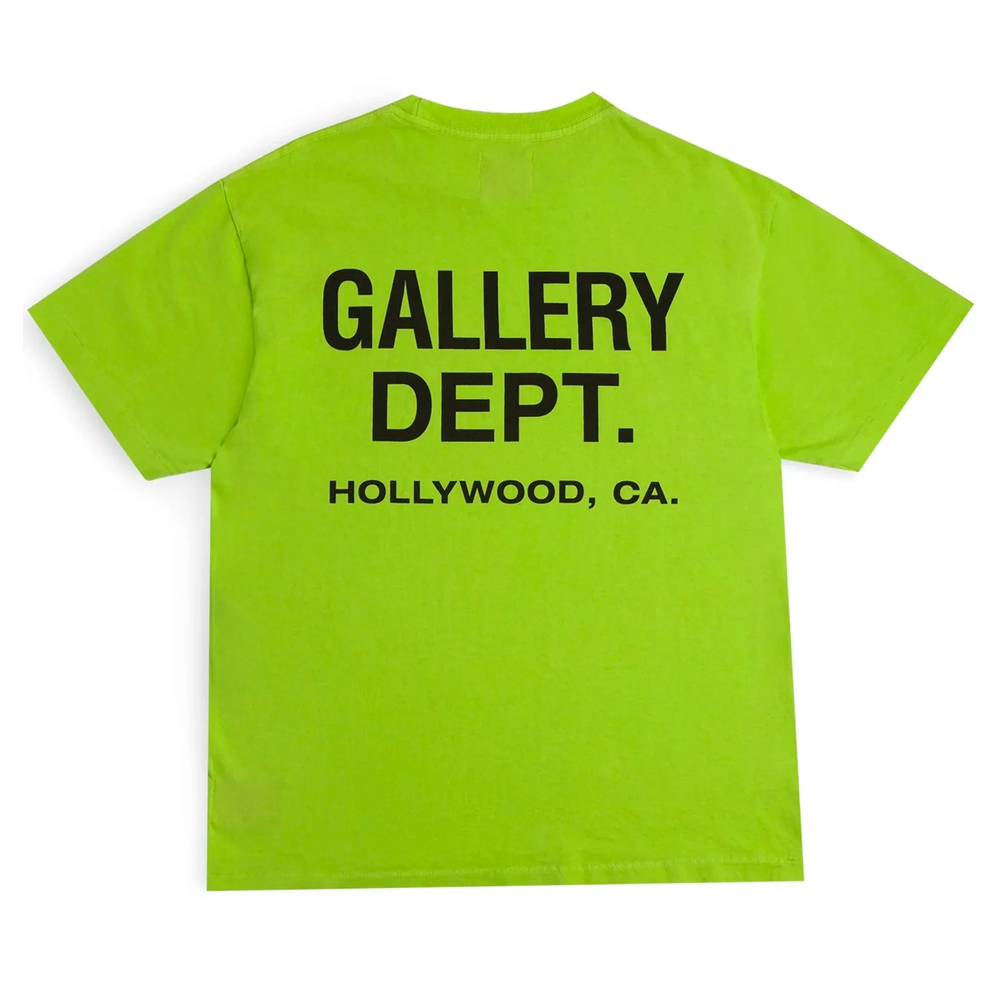 Gallery Dept. Souvenir Tee Lime Green sold by PLUS