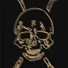 Revenge x Zillakami Crossbones Skull Tee Black/Beige sold by PLUS