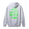 Anti Social Social Club Hunter Zip Up Hoodie Grey/Green sold by PLUS