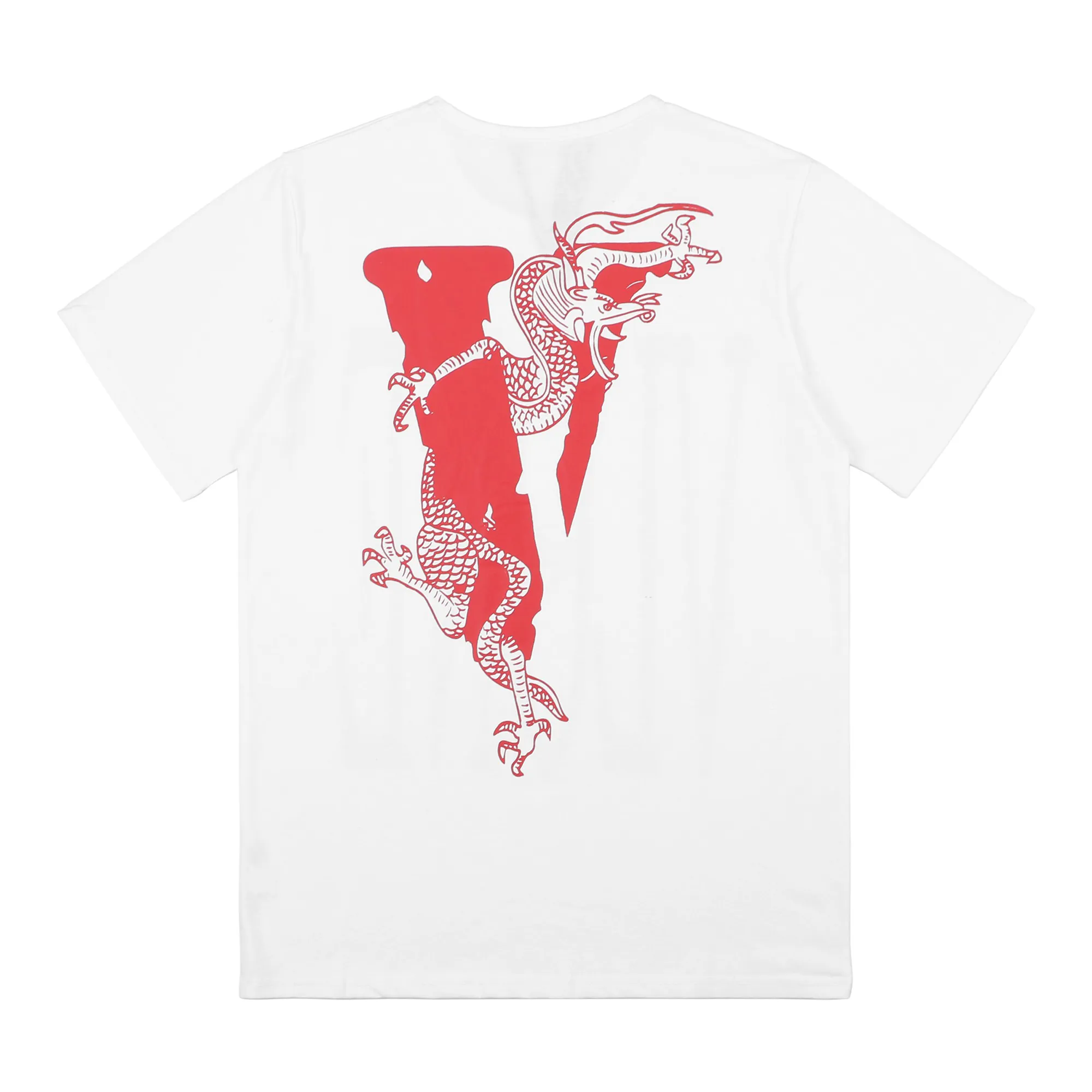 Vlone x Clot Staple Tee White/Red sold by PLUS product image thumbnail 2