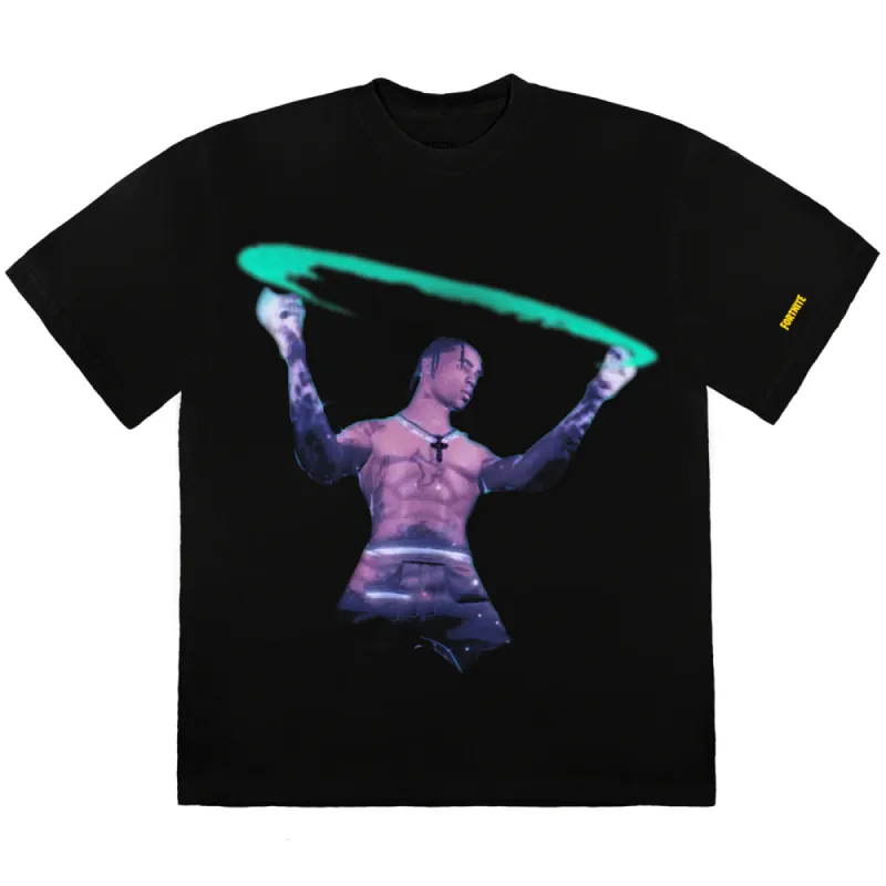 Travis Scott Stargazing T-Shirt Black made by PLUS