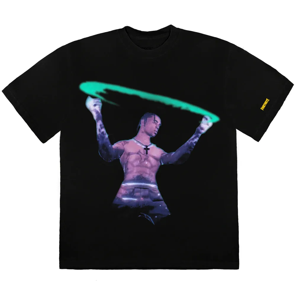 Travis Scott Stargazing T-Shirt Black sold by PLUS