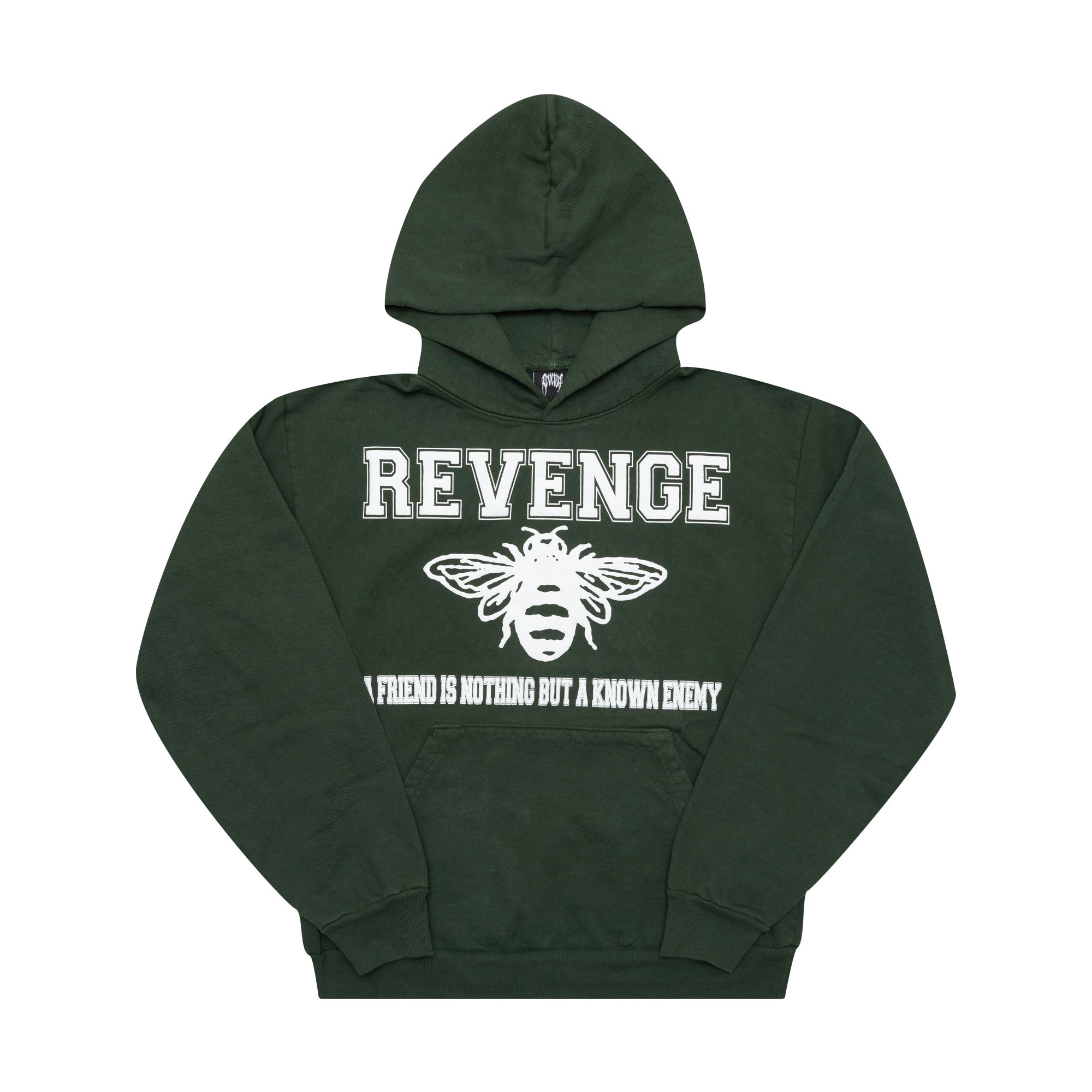 Revenge Friends Hoodie Forest Green Ivy sold by PLUS