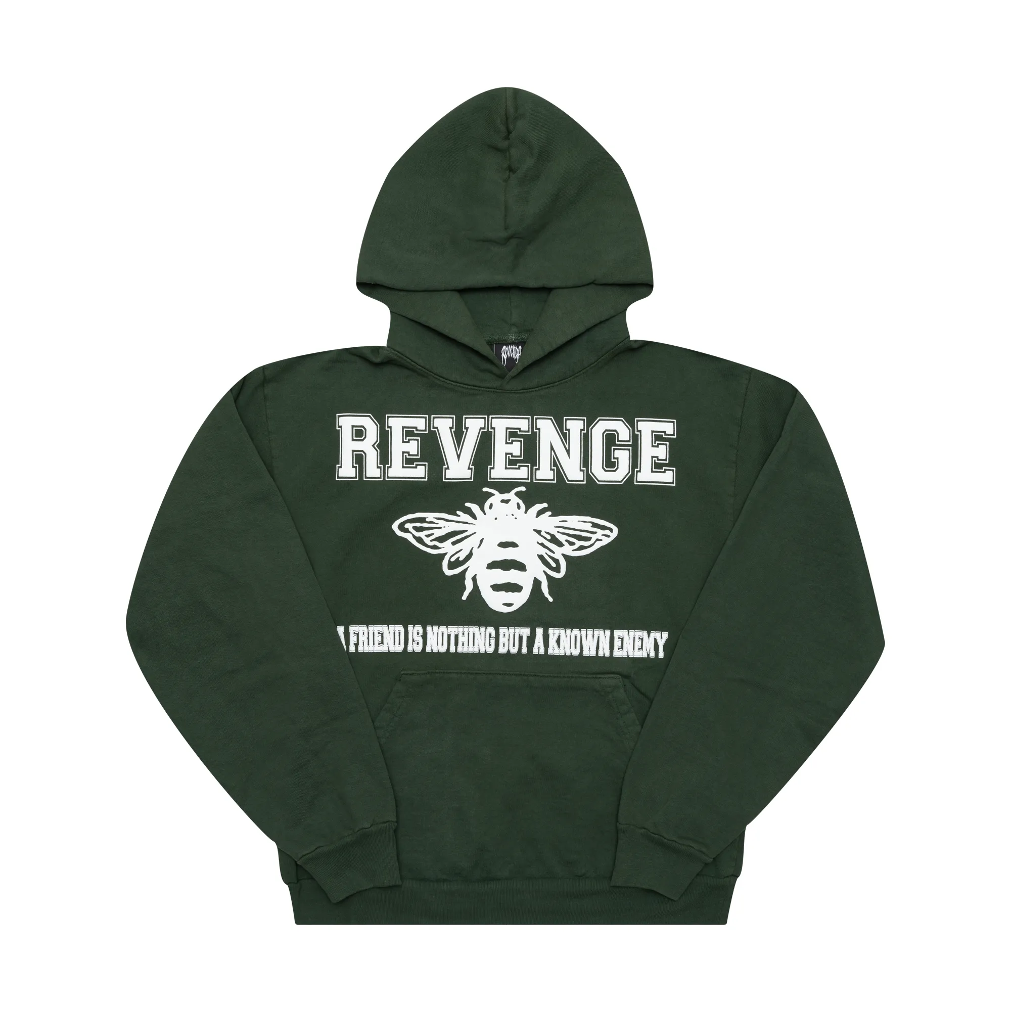 Revenge Friends Hoodie Forest Green Ivy sold by PLUS