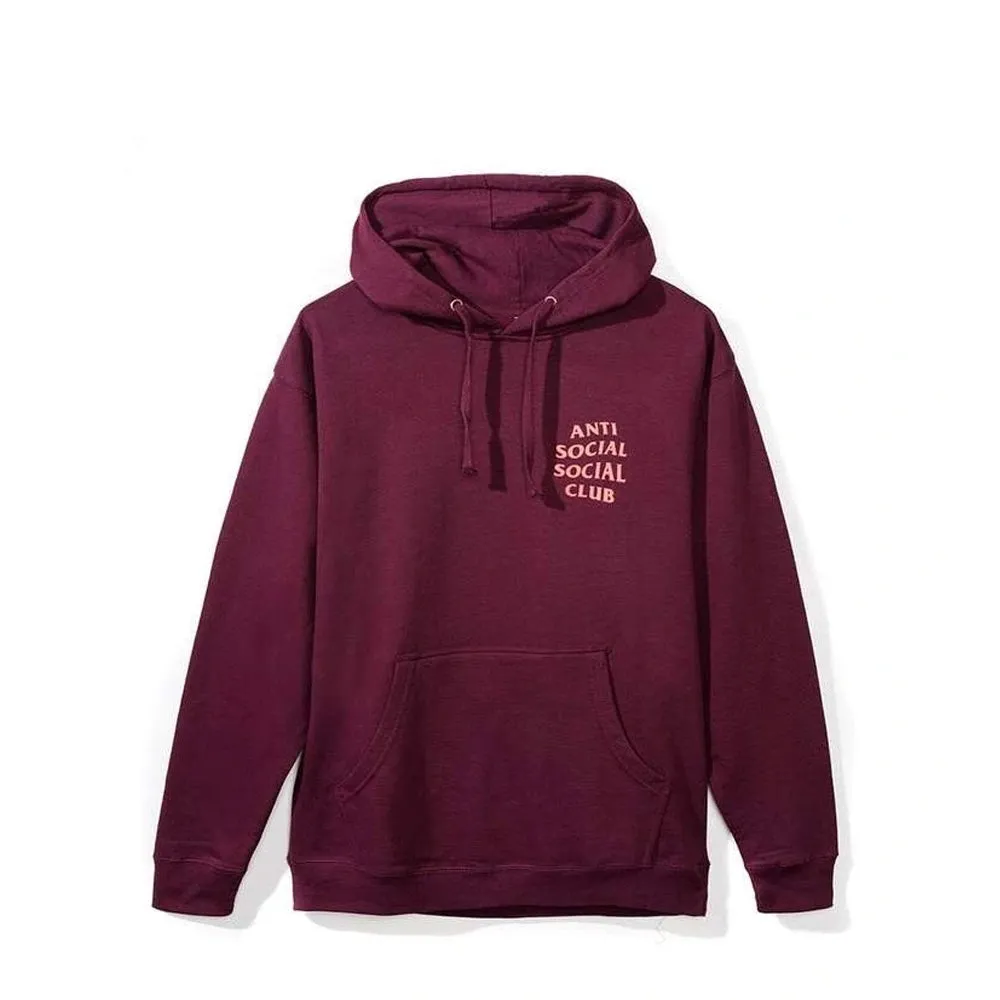 Anti Social Social Club Lost Feelies Hoodie Maroon sold by PLUS product image thumbnail 2