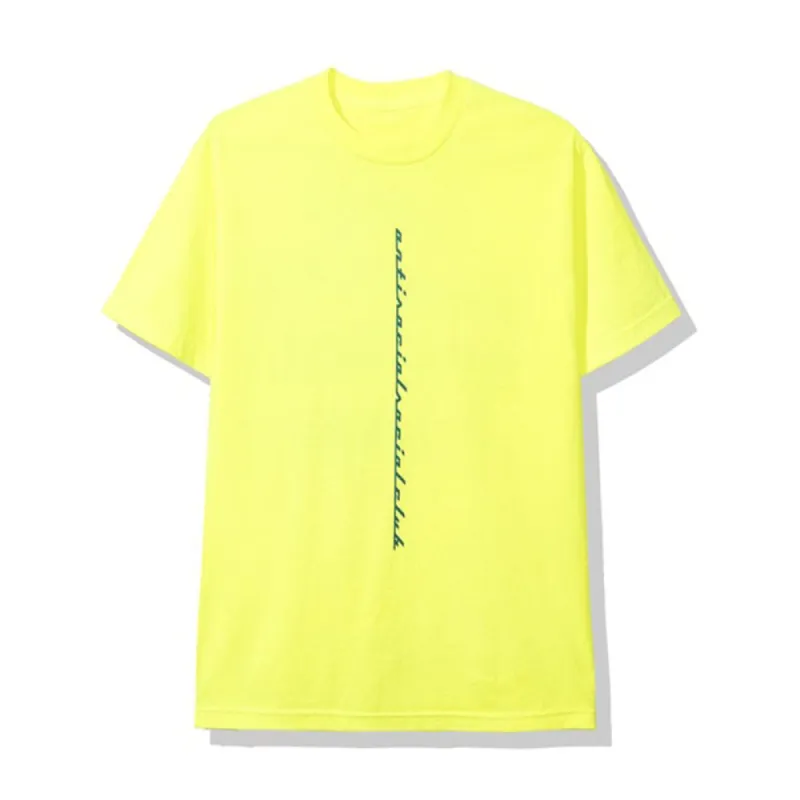 Anti Social Social Club Modena Tee Safety Green sold by PLUS