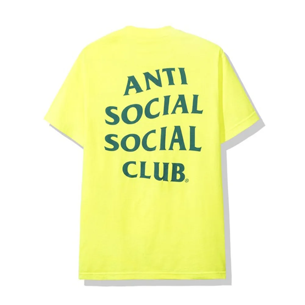 Anti Social Social Club Modena Tee Safety Green sold by PLUS product image thumbnail 2